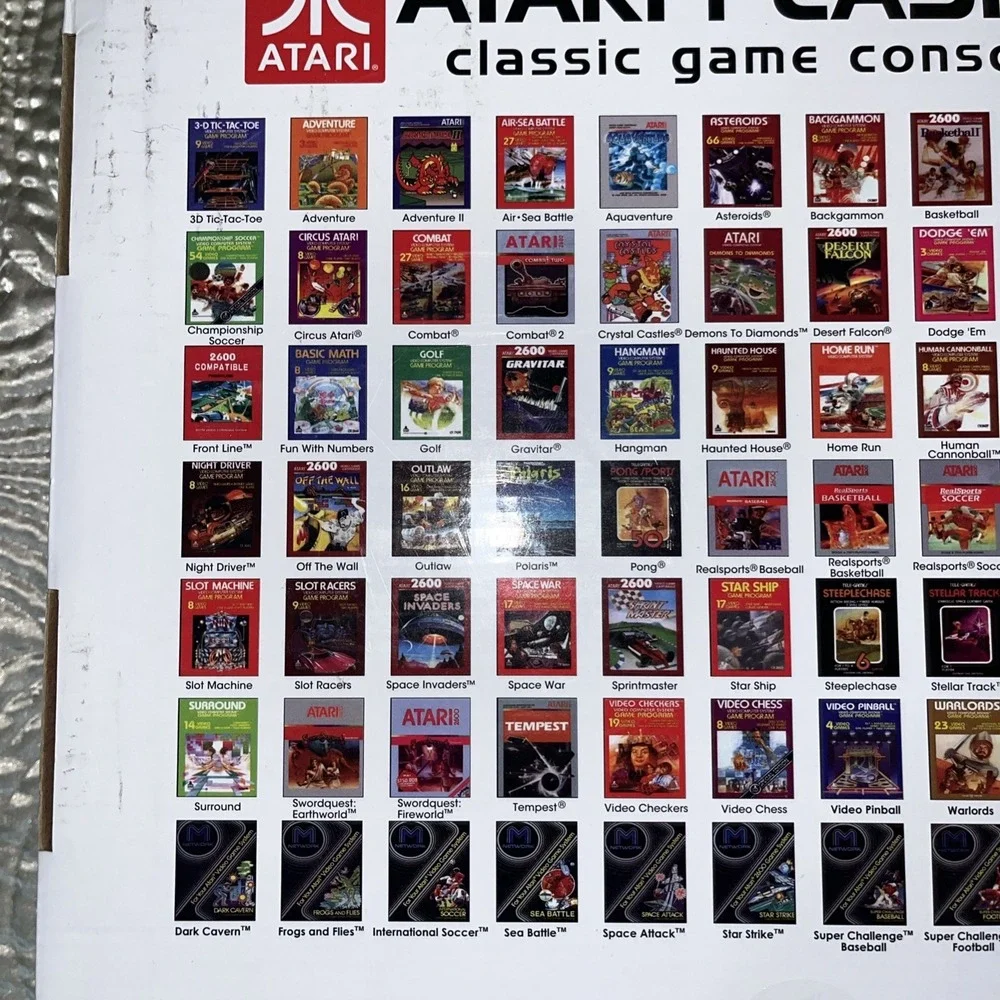 Atari Flashback 5 Classic Game Console 92 Built-in Games - Brand New Sealed